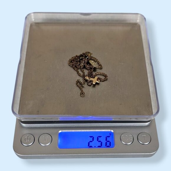 Marina de Buchi Dainty GP Crucifix Necklace - Picture 6 of 6